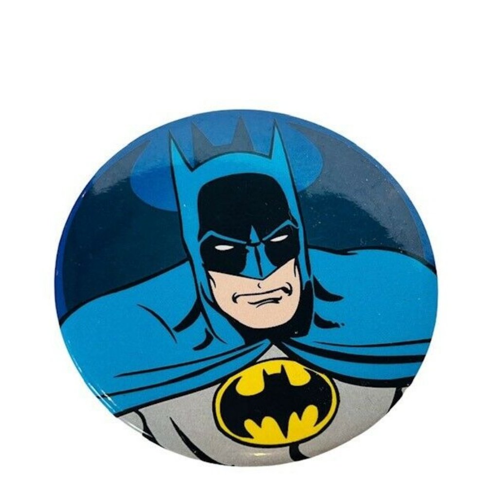 Batman Button Pinback Gotham Pin Bruce Wayne Dc Comics Memorabilia Dark Knight